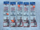 Lot Of 9  6 Pack  Eagle Claw Snelled Hooks   new In Package   2  3