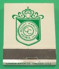 Mount Hawley Country Club Peoria  Illinois Front-strike Matchbook Full Superior
