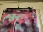 Adidas Climalite Multicolor Tie Dye Active Yoga Leggings Pants Women Size Medium