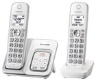 Panasonic Kx-tgd532w 2-handset Cordless Phone Digital Answering Machine  no Box 