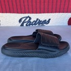 Size 11 - Adidas Men  alpha-bounce Basketball Slide 2 0 Black Shoes Gym Sandals