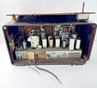 Vintage Philco Model 50-925 Tube Radio Broadcast Fm Uhf 1950 Brown Case Usa