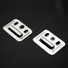 100pcs Wall Panel Buckle Replacement Stainless Steel Furniture Buckle Clamp Us