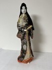 Japanese Kimekomi Doll Chrysanthemum Uchikake Kimono Ningyo 15 3in