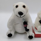 Vintage 1993  1994   1999 Coca-cola Plush 3 Polar Bear Bundle  Good Condition
