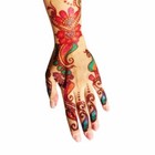 Golecha Multicolor Henna Mehandi Temporary Tattoo Body Art - 12 Cones Ii Us Ship