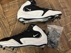 Nike Zoom Merciless Destroyer Black white Football Cleat Size 15 W extra Spikes