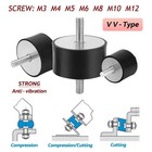 Shock Absorber Rubber Vibration Isolator Mounts Thread M3 m4 m5 m6 m8 m10 m12