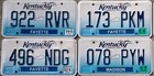10 Kentucky Horse Graphic License Plates Tags Bulk Price Set Lot Art Decor Lqqk