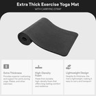 Yoga Mat 71x24 Inch 1 Thick Non Slip Exercise Pad Balancefrom Gocloud Inches