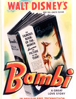 Bambi Movie Poster 1942 A Great Love Story Walt Disney Rko Radio Pictures  0037