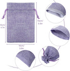 24pcs 3 9 X 5 5 Inch Burlap Bags With Drawstrings  Linen Gift Bags Jewelry Pouch