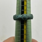 Rare Found Ancient Roman Bronze Mosaic Glass Ring With Rich Patina