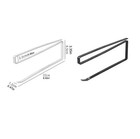 1pc Paper Roll Holder No-drill Towel Rack Under Cabinet Kitchen Storage - New