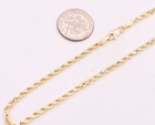 2 5mm Twisted Rope Chain Ankle Bracelet Anklet Real 10k Yellow Gold 10 