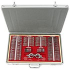 266pcs Optical Trial Lens Set Optometry Kit Metal Rim Aluminum Box Trial Frame