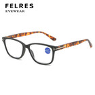 Anti Blue Light Square Frame Reading Glasses For Men Clear Lens Fashion Glasses