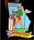 Hooters Girl Augusta  Ga Golf Masters Week 2005 Limited Edition Lapel Pin Rare  