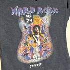 Hard Rock Cafe Jimi Hendrix Black Sig Series 29 Women   s Xl Chicago T-shirt Gray
