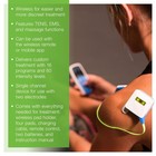 Accurelief Wireless Tens Unit And Ems Muscle Stimulator - Includes Pulse Mass   