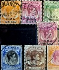Malaya Stamps   lots  8388  Stamps Used Collection 