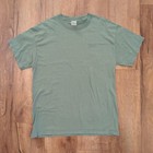 Vtg Ibm Adult Large Shirt Tech Cyber Computer Software Microsoft Faded Green Y2k