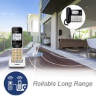 Vtech Vg208-2 Corded cordless Phone System 2 Handsets Black Digital Answering