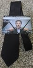 House Md  Hugh Laurie -- Dr  House s Black Neck Tie W studio Coa