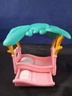 Vtg Fisher Price Hideaway Hollow Treehouse Baby Bunny Rabbit Trundle Bed  9fb 