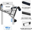 Tikaton Pull Up Bar With Shortened Upper Bar Doorway Gym Exercise Equipment 