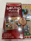 Melissa And Doug Wooden Sound Puzzle Farm Animals - Brand New - P1