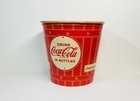 Vintage 1950   s Coca Cola Rare Popcorn Bucket Movie Theater Sign Advertising