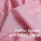 1 Piece Ombre Chiffon Sheer Window Scarf Valance Curtains 18ft For Living Room  