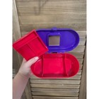 Vintage 1990s Plastic Makeup Jewelry Organizer Small