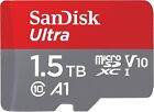 Sandisk Ultra 1tb 1 5tb Micro Sd Micro Sdxc A1 Uhs-i Memory Card W  Sd Adapter