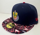 New Era Chivas De Guadalajara Mexico Soccer Men s 59fifty Fitted Hat Blue Red