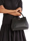 Kate Spade Lena Black Pebbled Leather Satchel Purse Bag Medium Nwt New  429 Msrp
