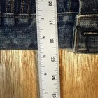 Levi Strauss Co Denim Trucker Jacket Dark Wash Classic Style Mens Small Vtg