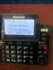 Panasonic Kx-tg9541 2-line Cordless Phone With Link-to-cell Tested Works 