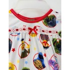 Sesame Street Friends Flannel Nightgown Baby Girls 24m Fleece Ruffle Hem