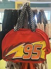 2026 Disney Parks Cars Lightning Mcqueen Red Large Canvas Tote Bag New