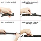 Tie Down Straps 3pcs Lashing Strap Adjustable Heavy Duty Cam Buckle Cinch Straps