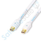 Satellitesale Mini Displayport Cable Male To Male  4k 30hz  White Cord