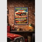 Riverside Raceway California Vintage Style Drag Racing Advertisement