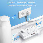 2000w Voltage Converter Us To Europe  220v To 110v Converter For European Travel