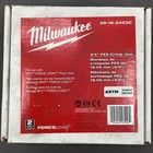 P1  Milwaukee Tool 49-16-2453c M12 Force Logic Pex-crimp Jaw 3 4    Bnib 