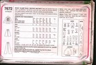 7672 Vintage Simplicity Sewing Pattern Misses Jacket Pantskirt Pants Uncut Oop
