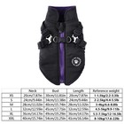 Pet Dog Jacket With Harness Winter Warm Dog Clothes Waterproof Dog Coat Outfits