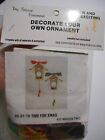 Rare Vintage Christmas Cuckoo Clocks Ornament Kit Tiny Treasure Makes 2 New