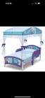 Delta Children Disney Frozen Plastic Toddler Canopy Bed  Purple